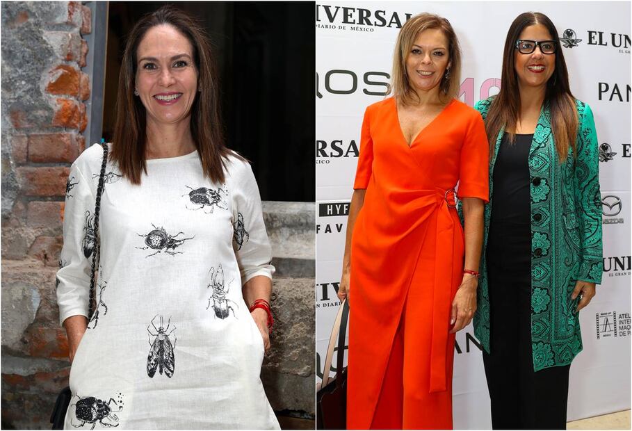 Claudia Sheinbaum y Ximena Sariñana en el desayuno de las 104 Mujeres Líderes de México