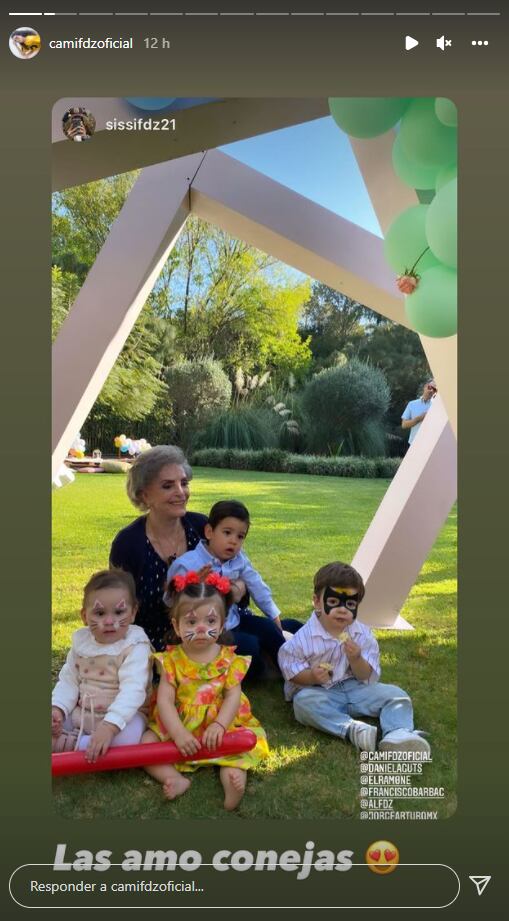 Alejandro Fernández y familia celebran en GRANDE a Cayetana, bisnieta de don Vicente 
