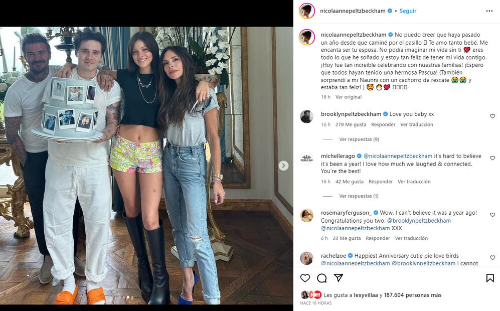 Nicola Peltz celebra su aniversario de bodas con Brooklyn Beckham canalizada en Nancy Sinatra