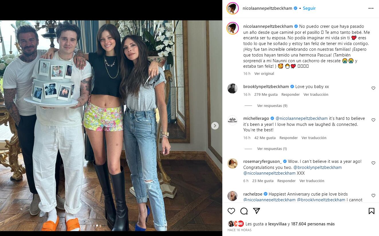 Nicola Peltz celebra su aniversario de bodas con Brooklyn Beckham canalizada en Nancy Sinatra