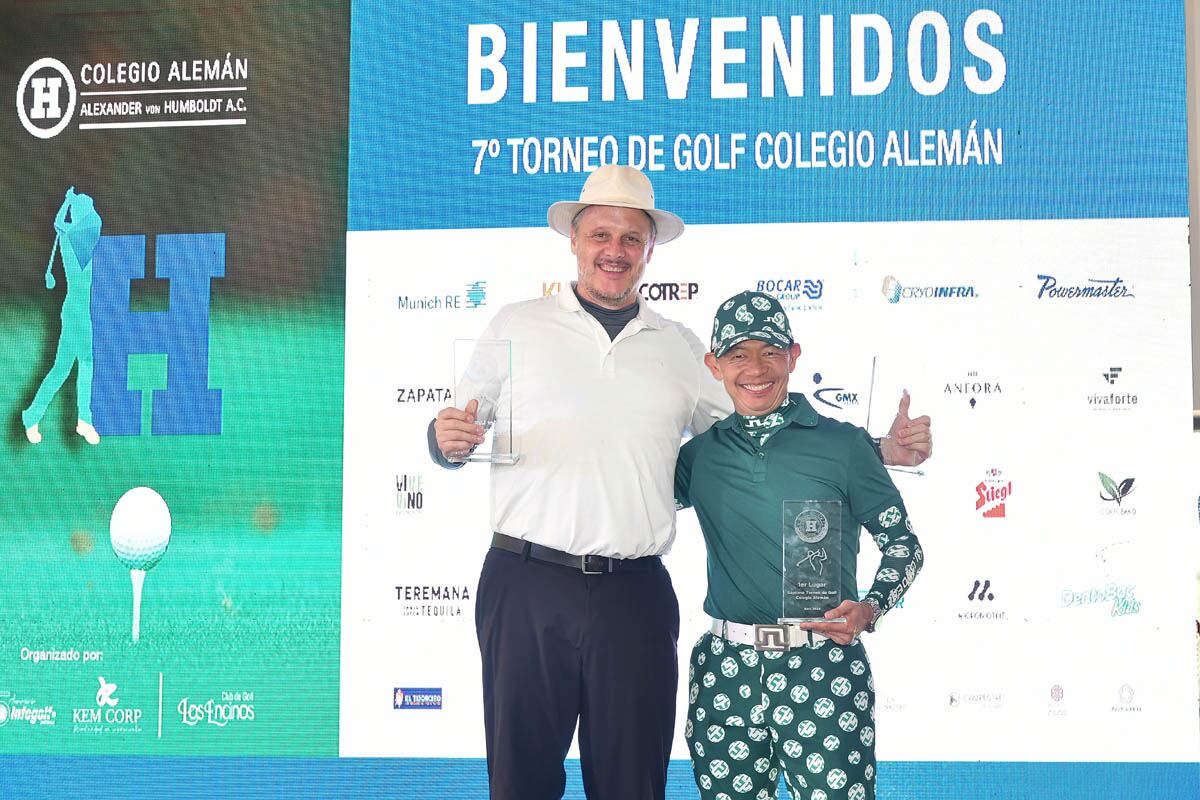 Los ganadores del primer lugar, Sven Feldhaus y Enrique Shibayama. (Foto: Arturo Quintero)