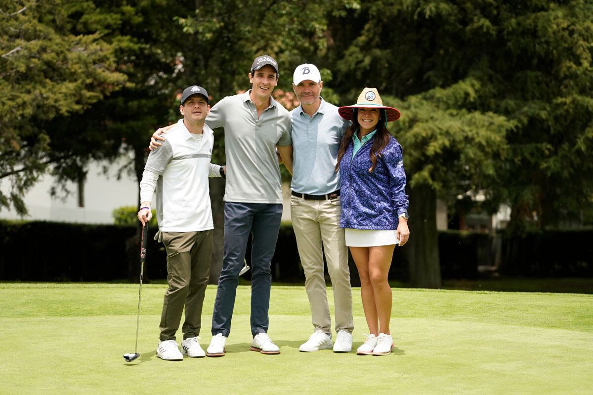 Pablo Vivanco, Santiago Ramírez, Manuel Blanco e Isabel Larios. (Foto: Leonardo Gómez)