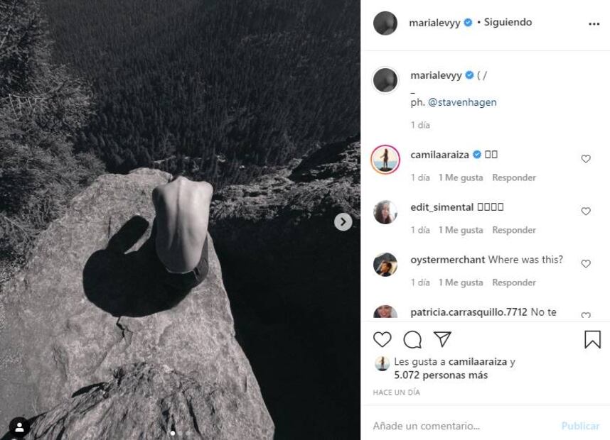 María Levy seduce con atrevidas fotos en blanco y negro