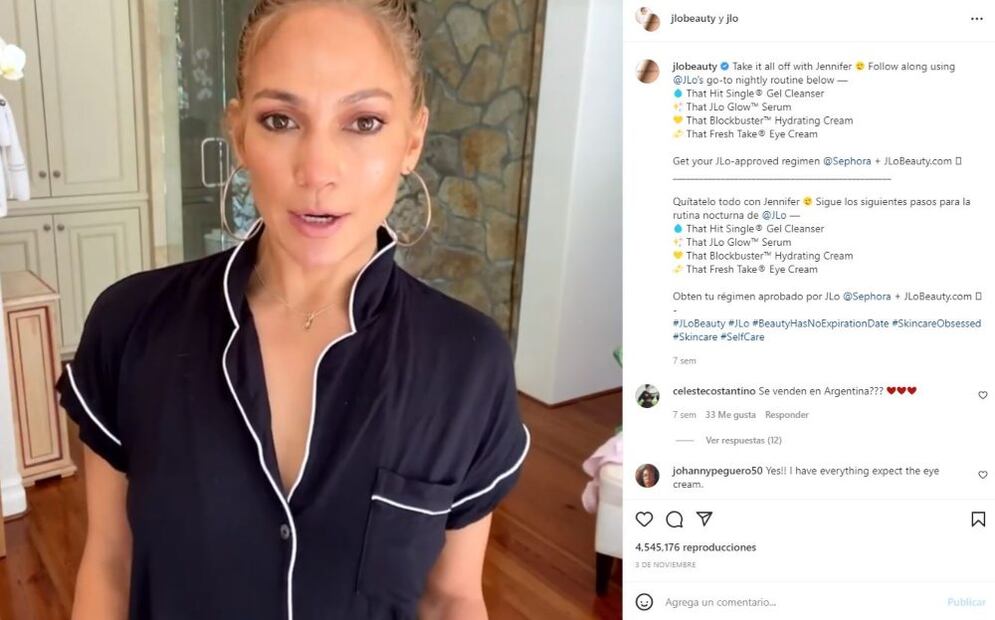 Jennifer Lopez mostró su lujosa cocina en esta Navidad