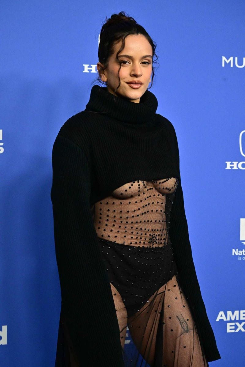 Rosalía, la cantante y productora que triunfa con transparencias underboob en los Billboard Women in Music