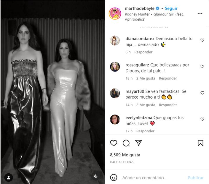 ¡Como dos gotas de agua! Martha Debayle y su hija Camila en espectacular sesión de fotos