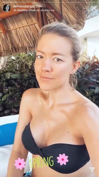 Fernanda Castillo en vacaciones familiares y bikini a 3 meses de dar a luz