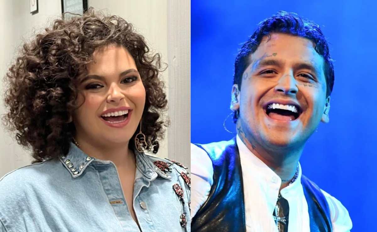 Lucerito Mijares y Christian Nodal protagonizan entrañable momento musical