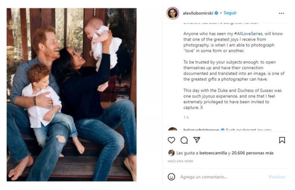 Los duques de Sussex celebran el primer cumpleaños de Lilibet Diana