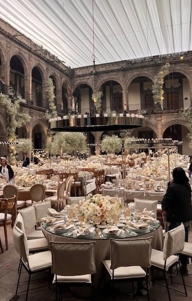 La boda de Johanna Elias Slim y Arturo Maldonado / Fotos: Instagram Valentina Romero
