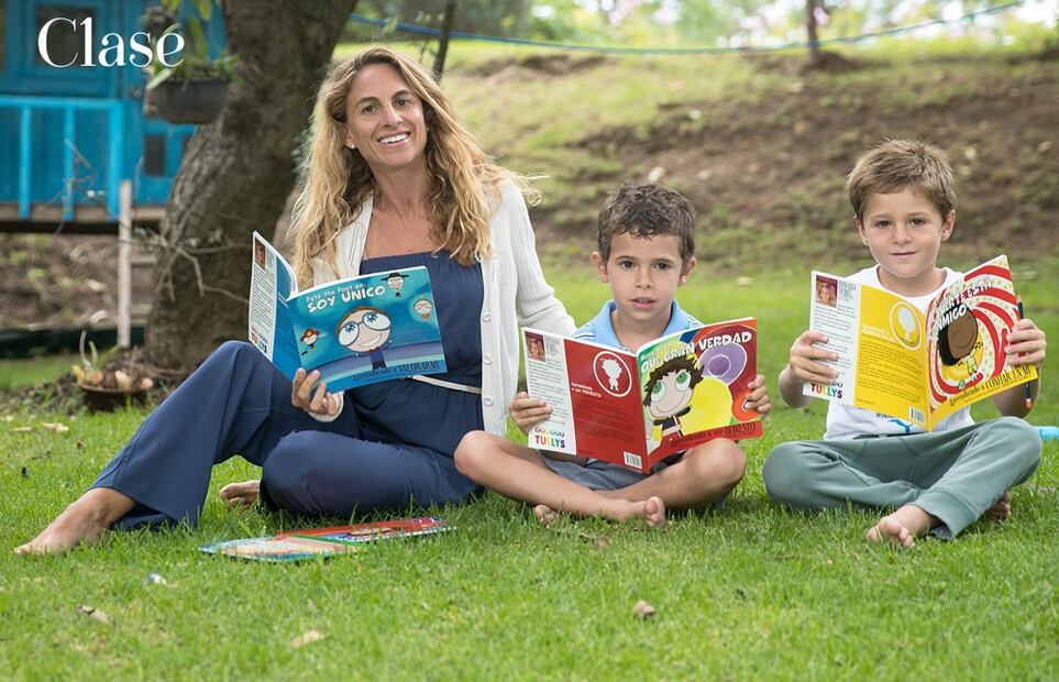 Bibiana Domit, su familia y sus “Tullys”