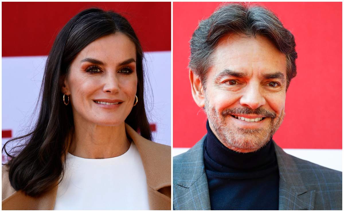 Eugenio Derbez reaparece tras accidente al lado de Letizia de España