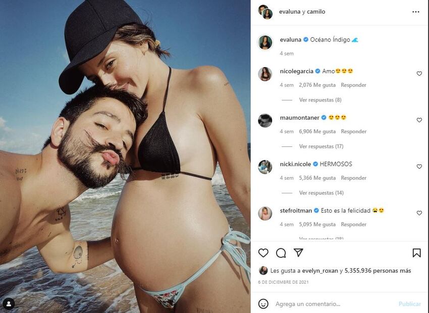 Evaluna Montaner, esposa de Camilo, asegura que su embarazo es un milagro