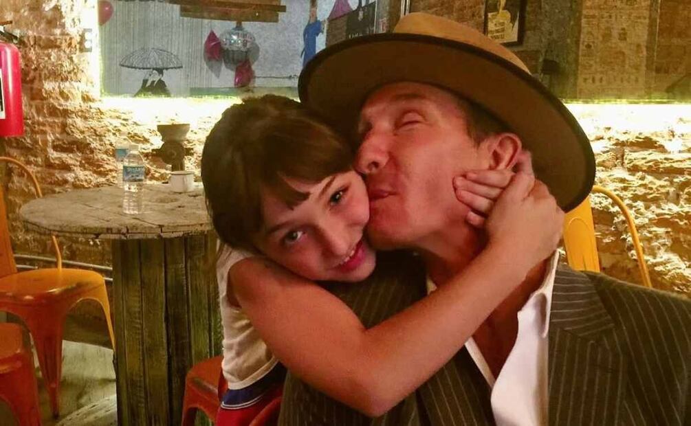 Erik Rubín compartió una tierna fotografía junto a su hija, Nina Rubín / Foto: Instagram
