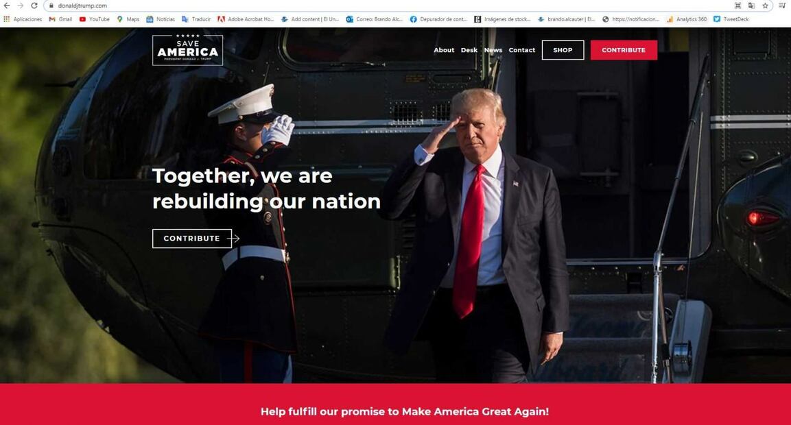 Equipo de Donald Trump intentó abrir cuenta en Twitter y se la volvieron a cerrar