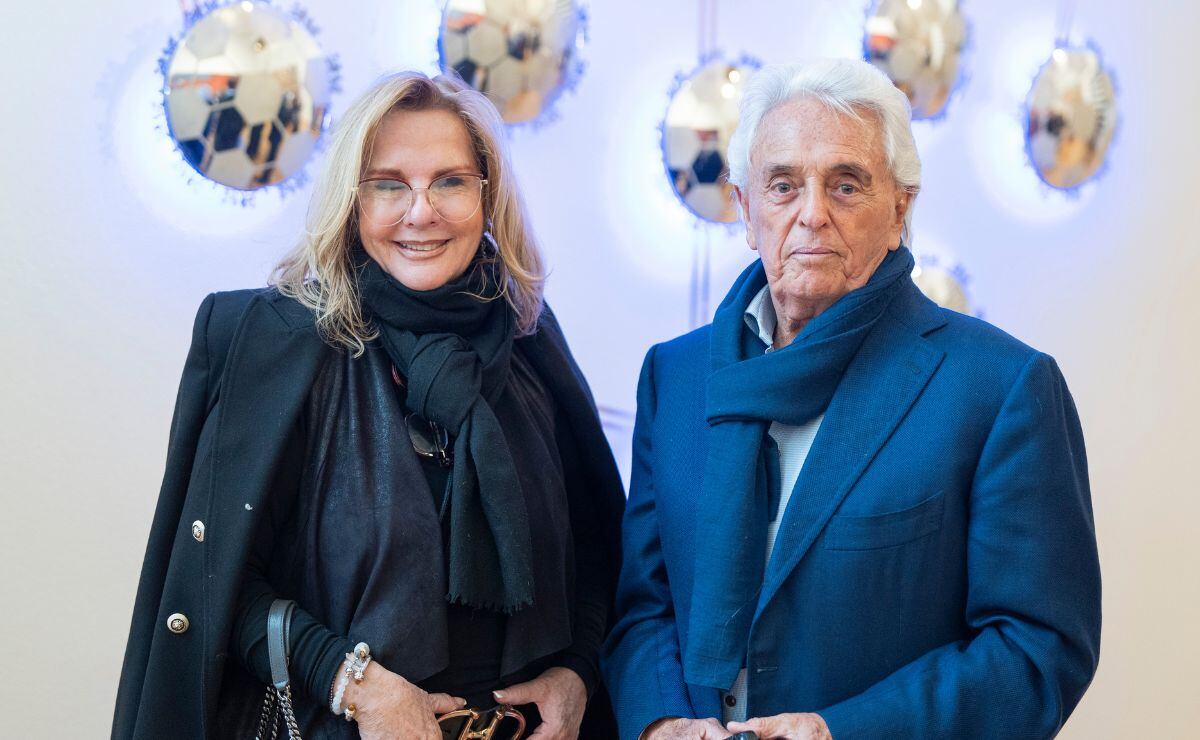 Esther Misrachi y Justino Compeán / Foto: Héctor Arjona