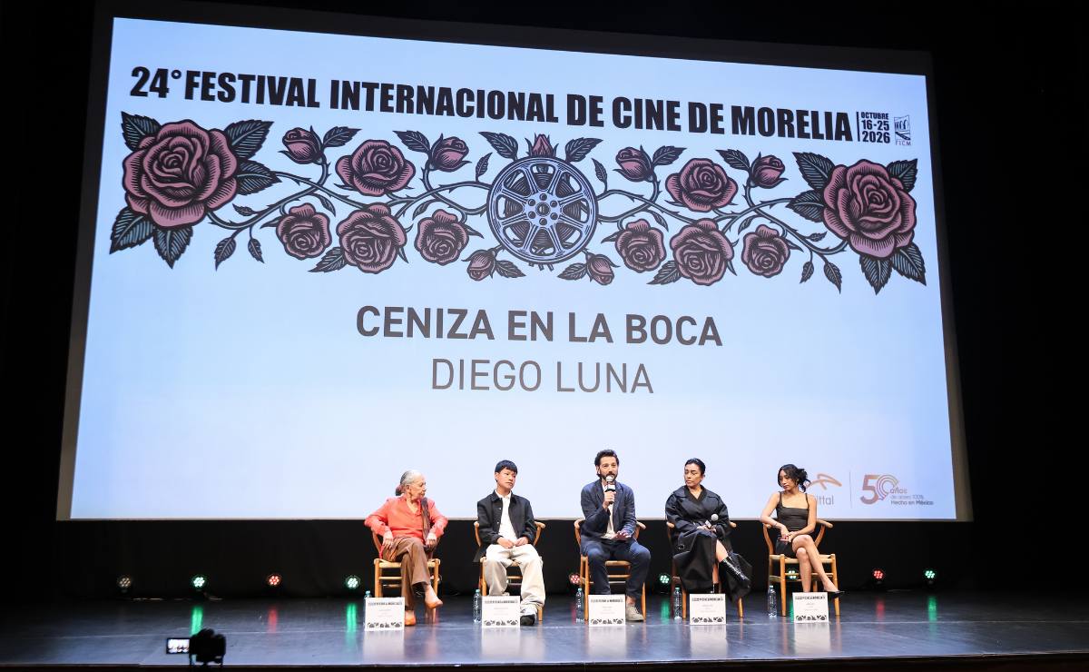 Diego Luna presentó 'Ceniza En La Boca' (Foto: Esteban Torreblanca)