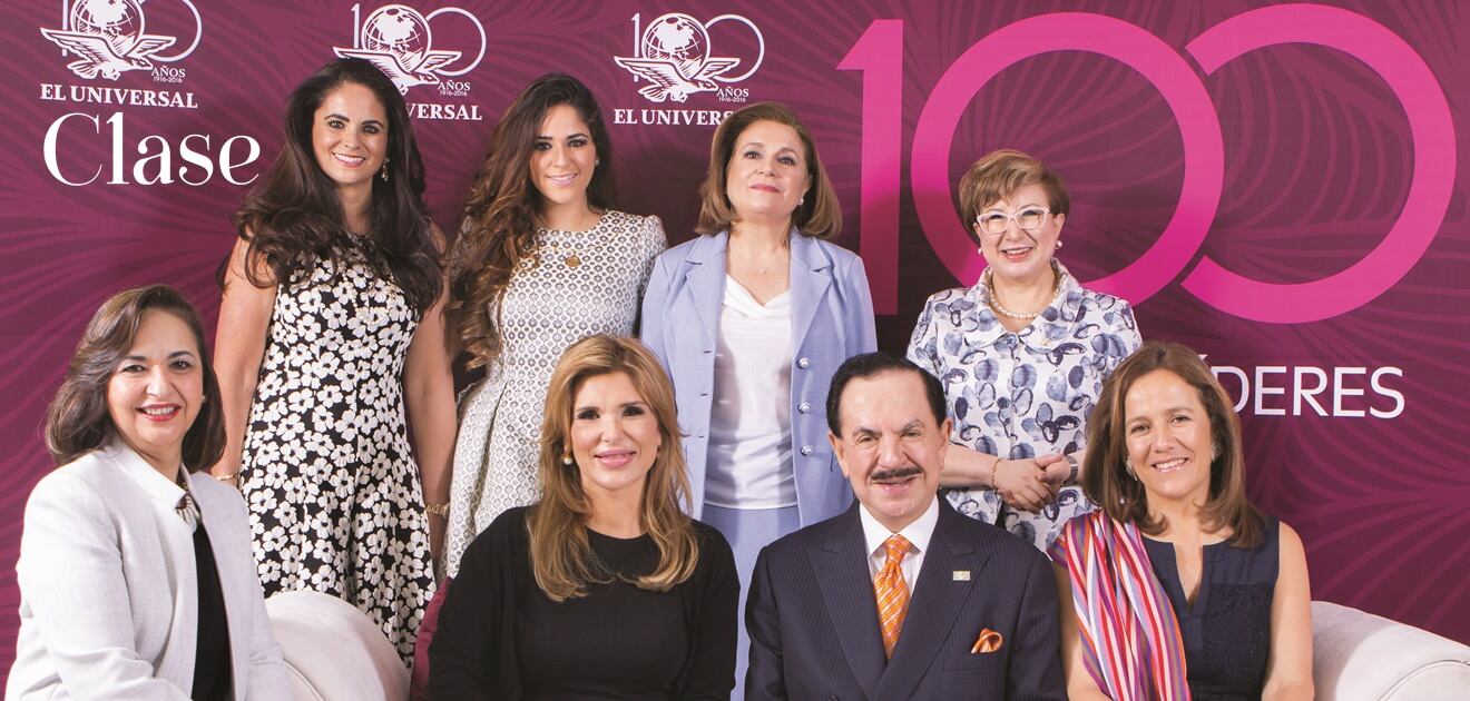 <p>Norma Lucía Piña Hernández, Perla Díaz de Ealy, Perla Ealy, Arely Gómez, Margarita Luna Ramos, Claudia Pavlovich, Licenciado Juan Francisco Ealy Ortiz, Presidente Ejecutivo y del Consejo de Administración de EL UNIVERSAL, y Margarita Zavala. <strong>(Fotos: Edgar Silva Fuentes)</strong></p>
