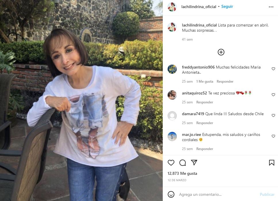 “La Chilindrina” anunció que dio positivo a Covid-19