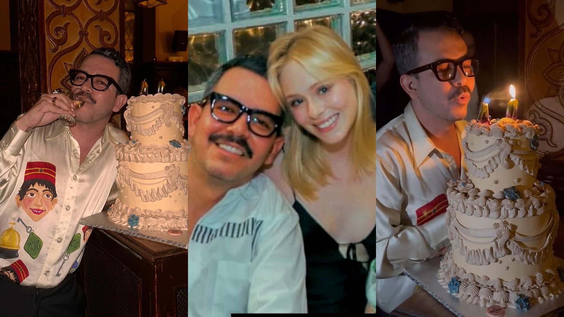 Manolo Caro celebra su cumpleaños 40 en grande y con sus amigos