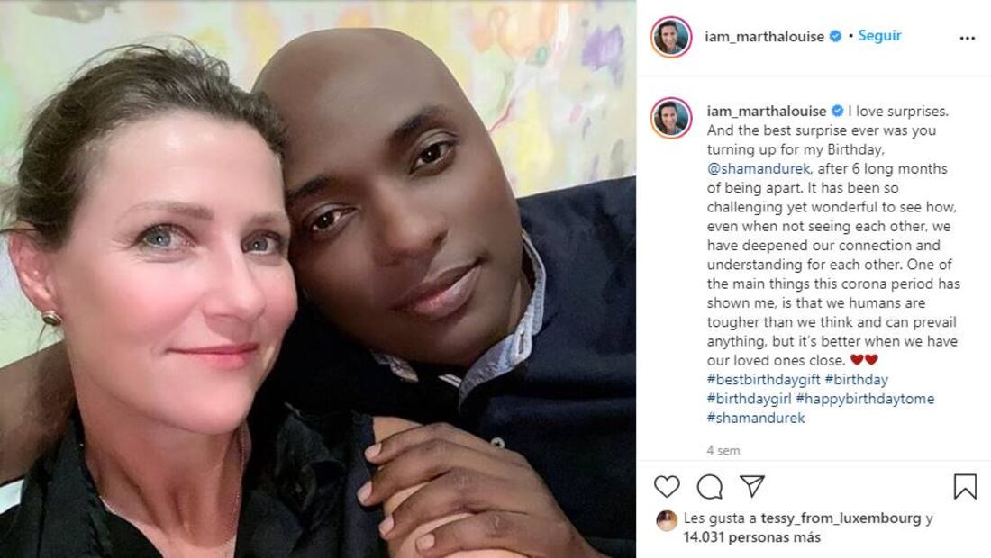 La princesa Marta Luisa de Noruega tendrá un reality show al lado de su chamán