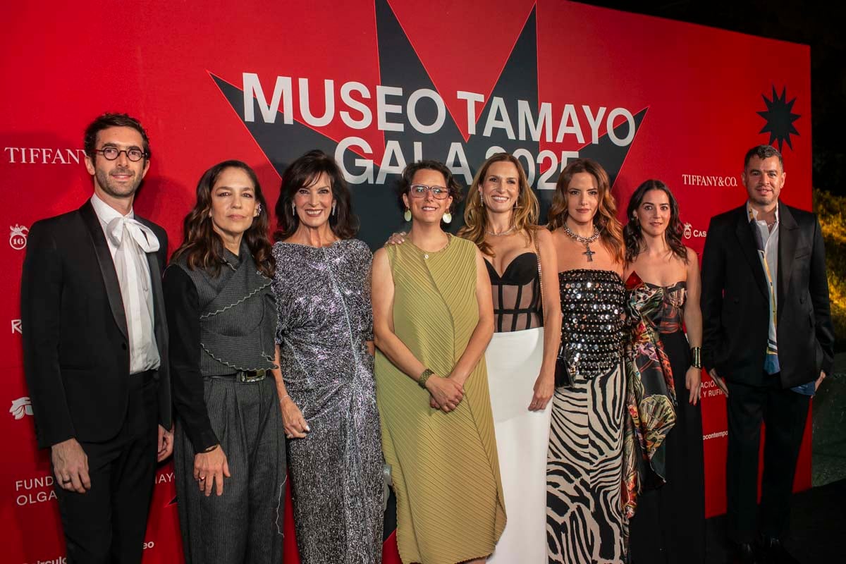 Jerónimo Gaxiola, Bertha González , Aimée Labarrere de Servitje, Andrea Torreblanca, Alejandra Servitje, Mara Ortega, Ximena Franco y Rodrigo Peñafiel. (Foto: Esteban Torreblanca)