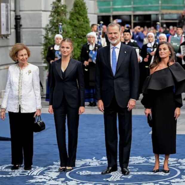 Reina emérita Sofia, princesa Leonor, rey Felipe y Letizia de España / Foto: Getty Images