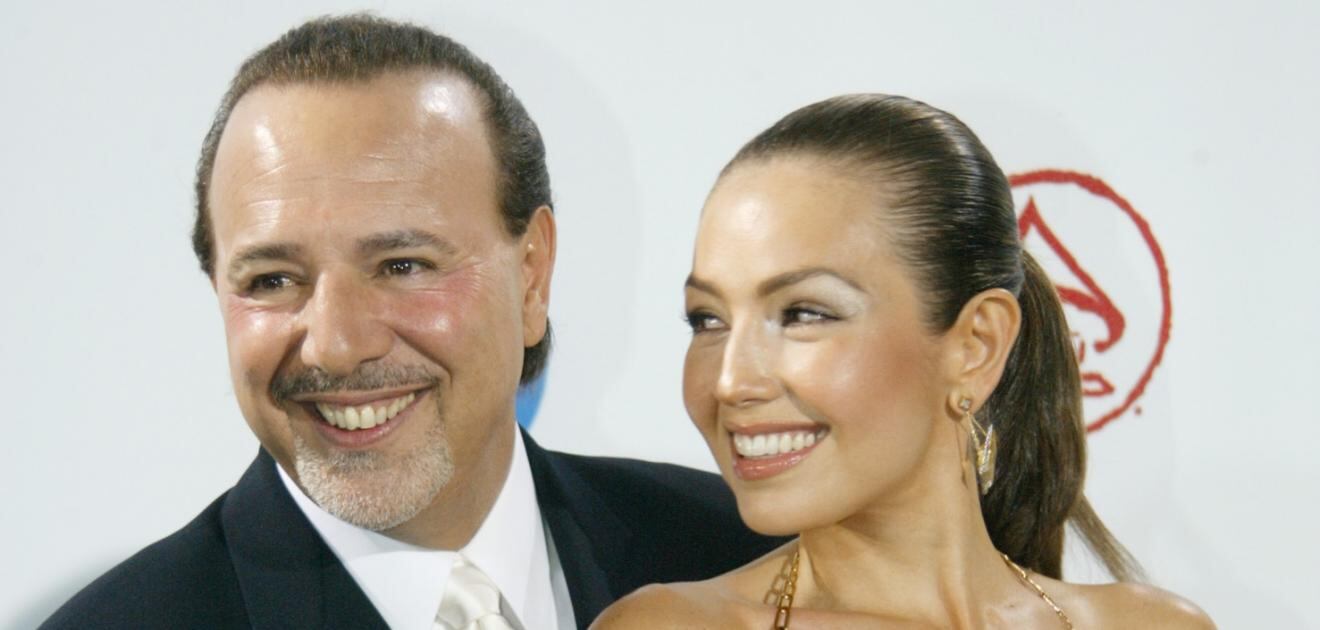 <p>Thalía de 46 años y Tommy de 68, tienen dos hijos<strong> (Foto: Archivo El Universal)</strong></p>
