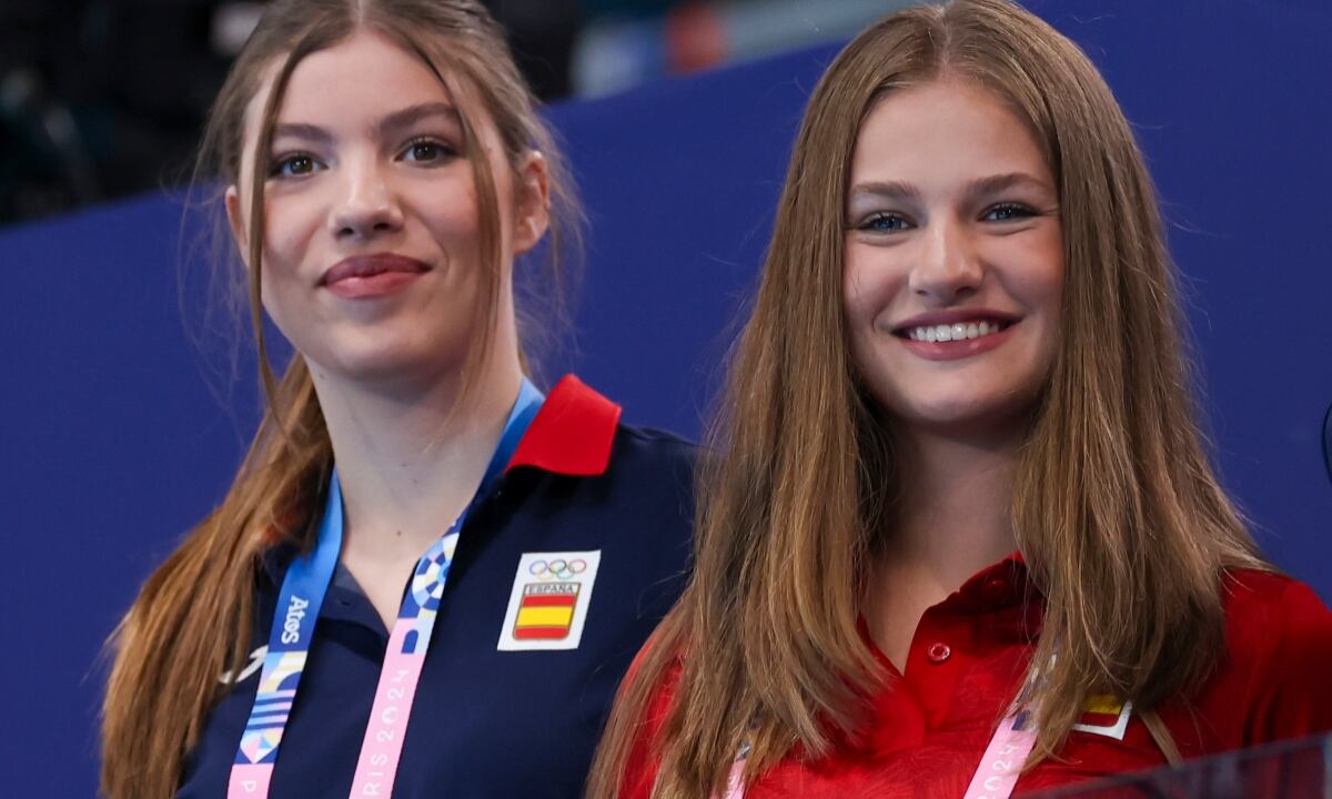 Leonor y Sofía de España arribaron a París en los primeros días de los Juegos Olímpicos 2024 / Foto: EFE