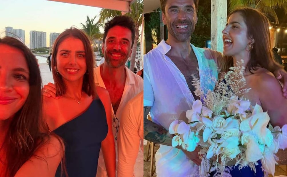 Michelle Renaud y Matías Novoa disfrutaron de una boda en Cancún / Foto: Instagram @michellerenaud