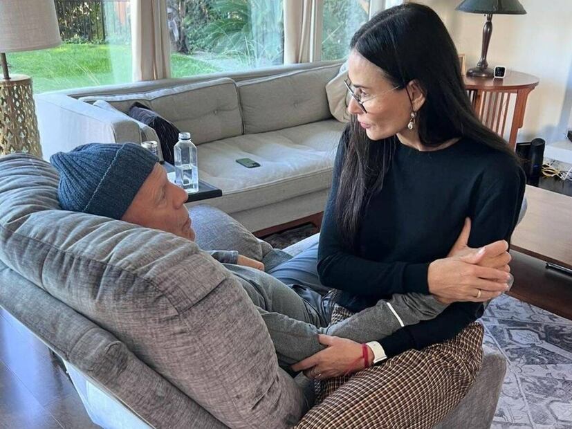 Demi Moore ha estado acompañando a Bruce Willis en estos últimos meses de enfermedad / Foto: Instagram