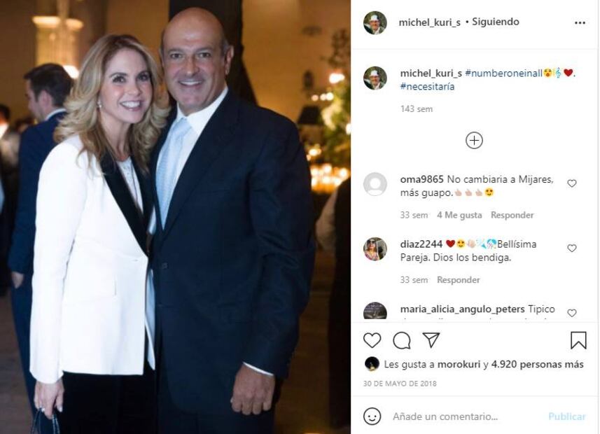 Michel Kuri, novio de Lucero, comparte foto de su juventud