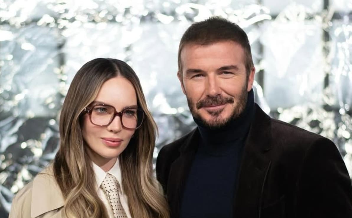 Belinda y David Beckham: Las fotos de su encuentro en la Semana de la Moda de Milán 2025