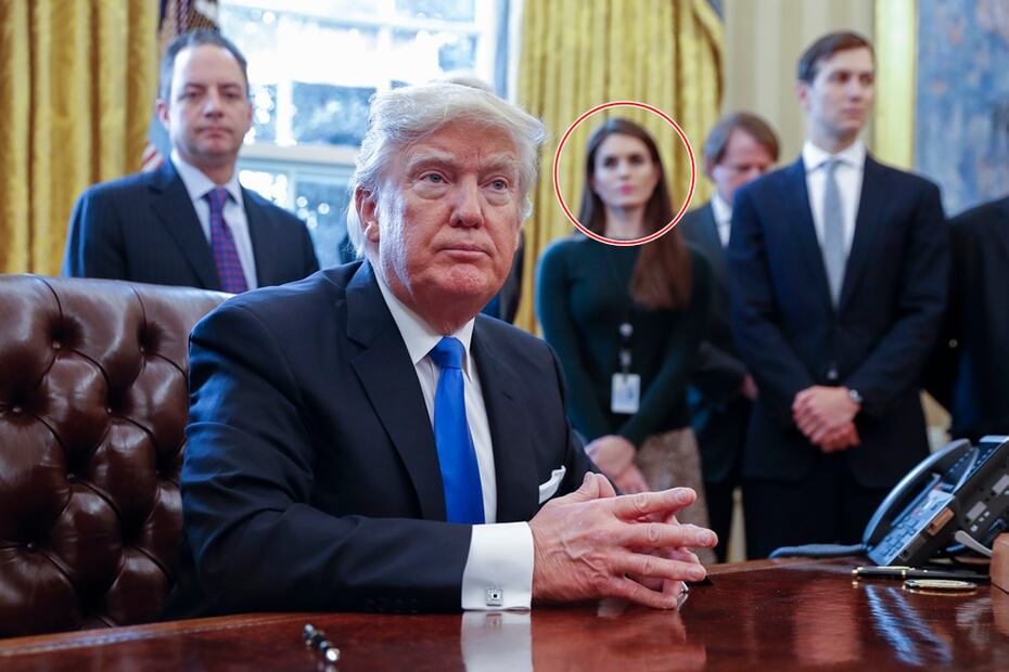 Hope Hicks, la exmodelo que dirige la oficina de comunicación de Trump