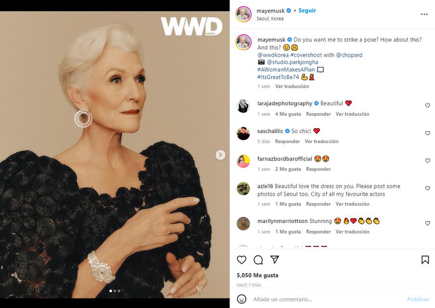 Maye, mamá de Elon Musk, tiene que dormir en el garage cuando visita a su hijo