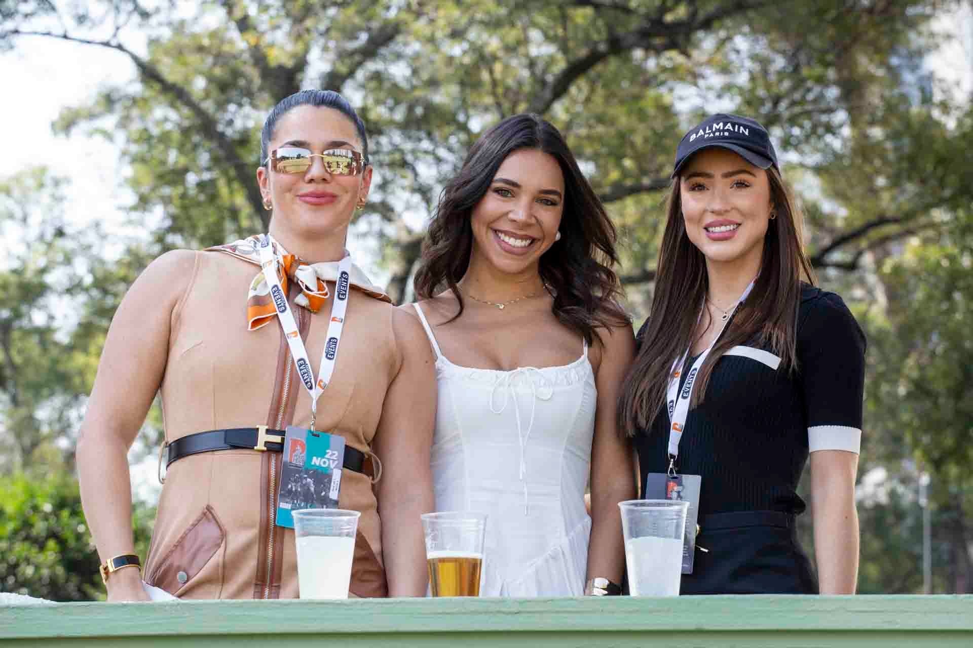 Candy Rosso, Angelina Broy y Naiara Almeida. (Foto: Esteban Torreblanca)