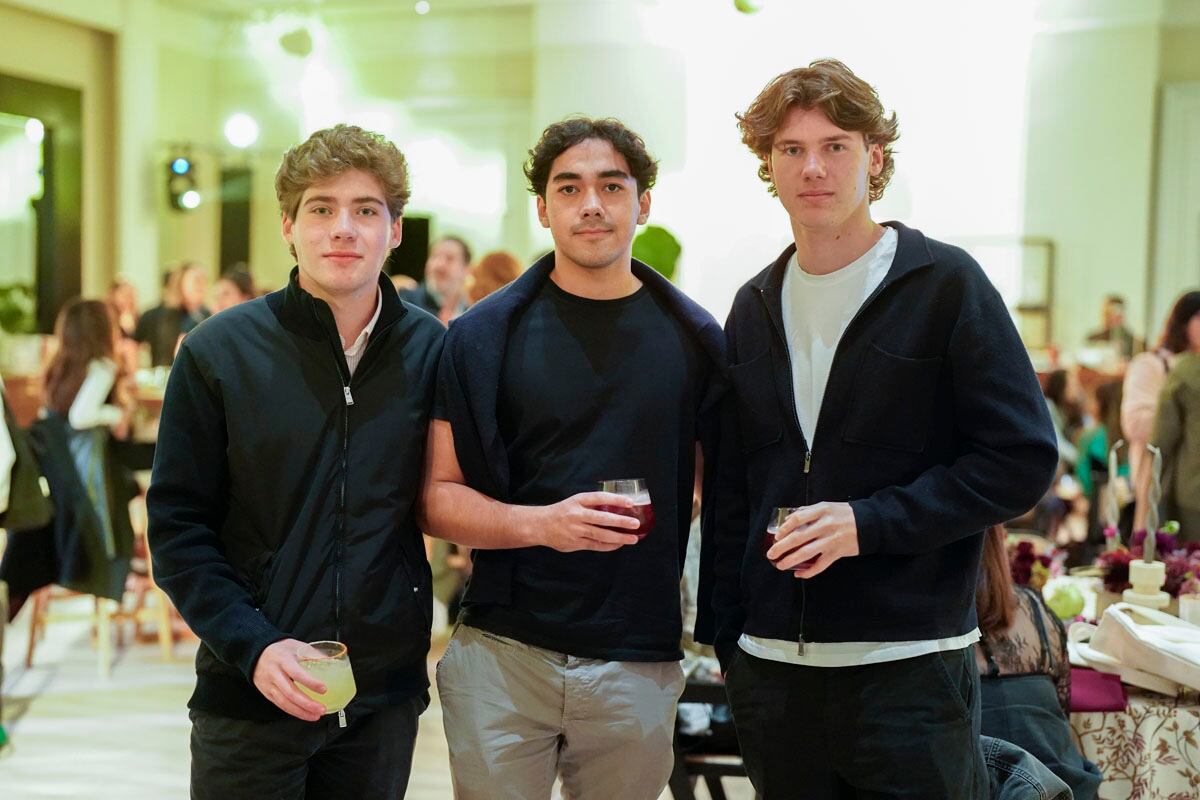 Michel Zimmer, Miguel Ángel Flores y Julián Koye. (Foto: Leonardo Gómez)