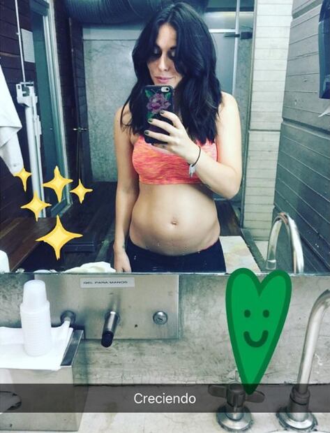 Las fotos del primer embarazo de Zuria Vega