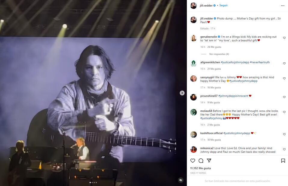 En pleno concierto, Paul McCartney proyecta imagen de Johnny Depp en medio de juicio contra Amber Heard