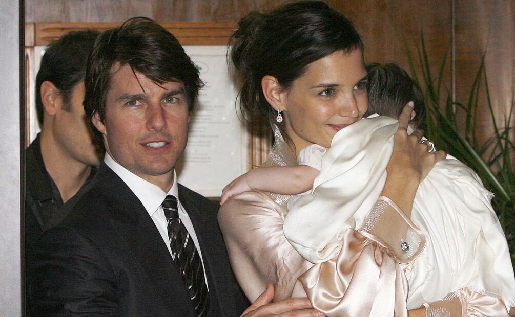 Tom Cruise, Katie Holmes y su hija, Suri Cruise / Foto: Archivo