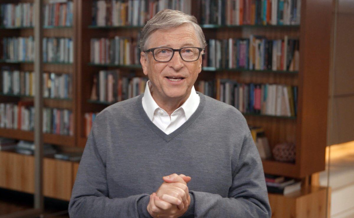 Bill Gates y su gran biblioteca / Foto: Archivo