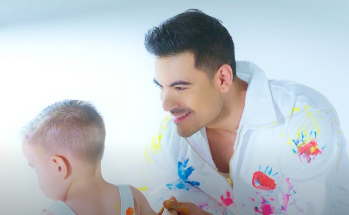 Carlos Rivera presenta por primera vez a León, su hijo, en tierno video musical
