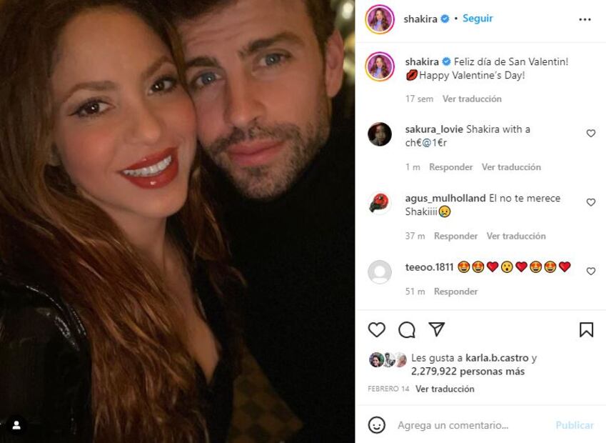 Shakira: ¿a quién le ha dedicado sus canciones?