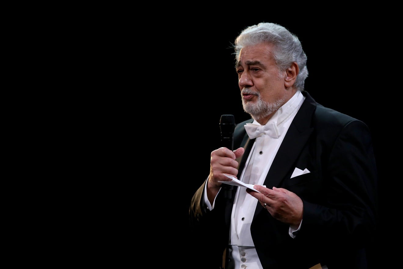 Plácido Domingo acepta "toda la responsabilidad" de las acusaciones de acoso sexual 