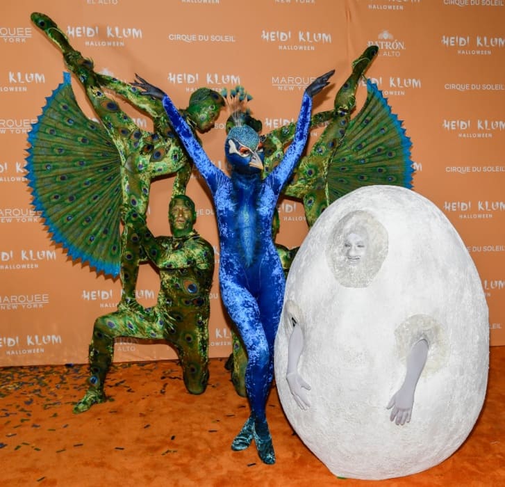 Heidi Klum en su fiesta de Halloween 2023 / AP