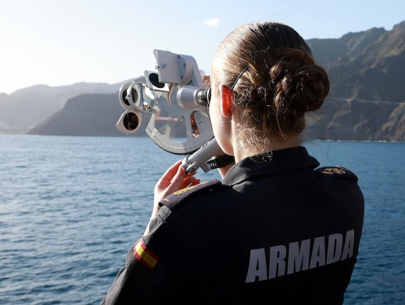 La princesa Leonor a bordo del Buque Escuela Juan Sebastián de Elcano / Foto: EFE