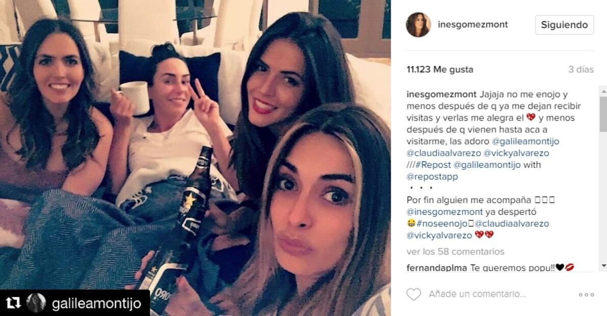 Así se recupera Inés Gómez Mont luego de cirugía en la cabeza