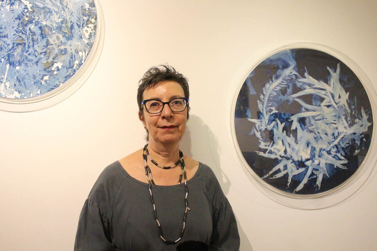 La curadora, Laura González Flores. (Foto: Nayeli Castillo)