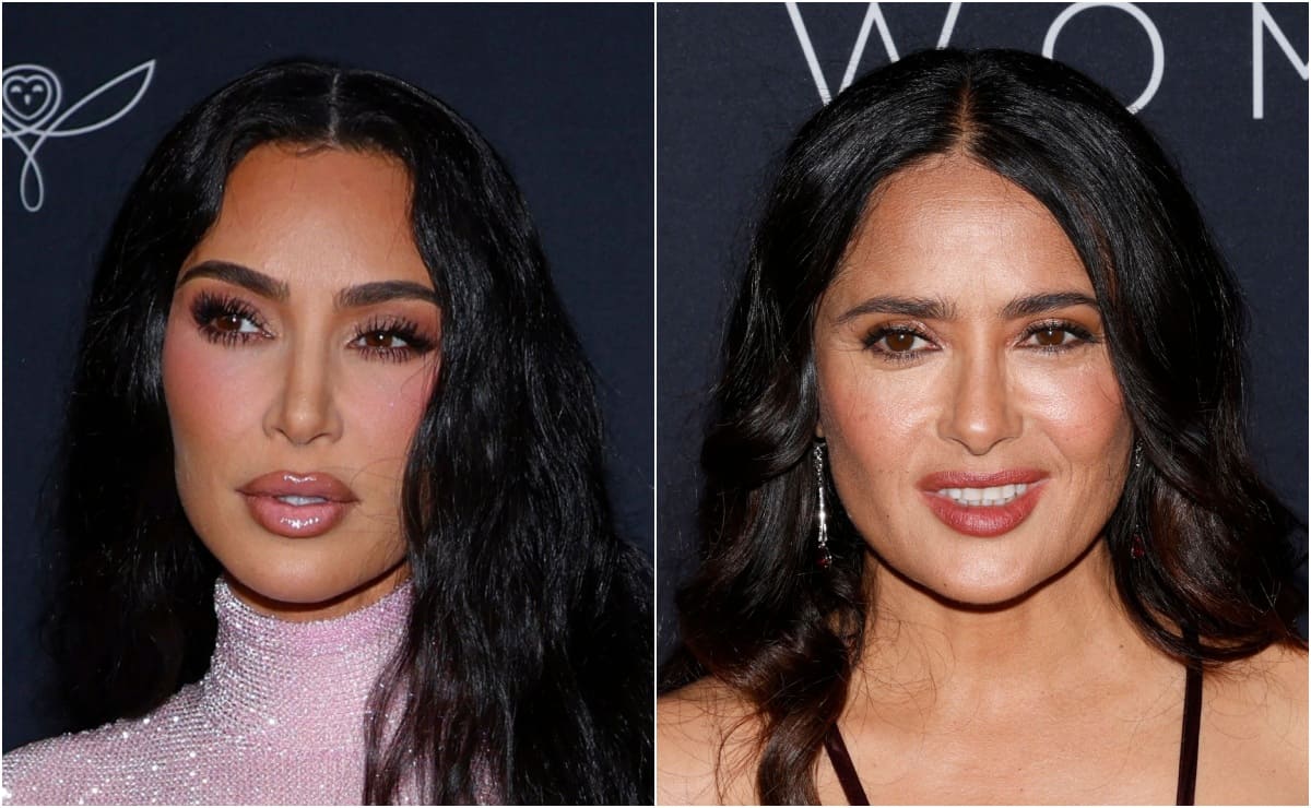 Salma Hayek y Kim Kardashian, deslumbrantes y unidas por buena causa