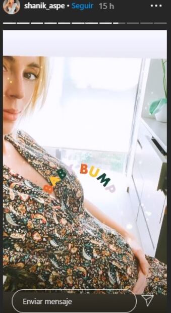Shanik Aspe presume su baby bump 